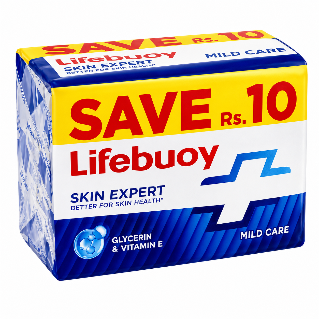 LIFEBUOY SKIN EXPERT MILD CARE 123G*3 SAVE RS 10