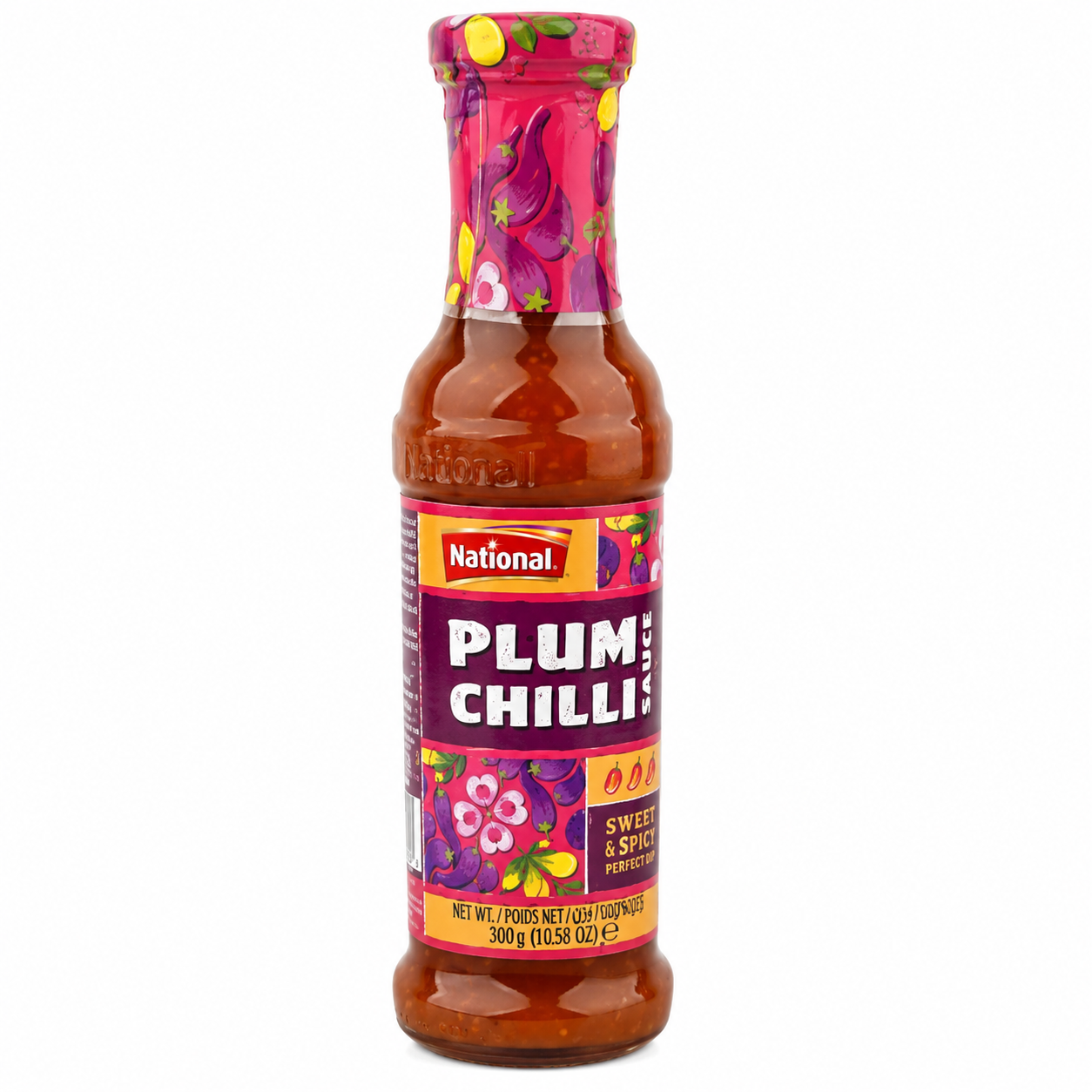 NATIONAL PLUM CHILLI SAUCE 325 GM BOTTLE