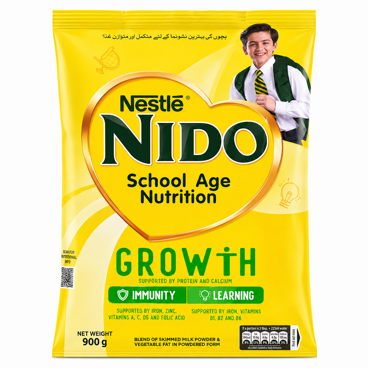NESTLE NIDO SCHOOL AGE NUTRION 900 GM