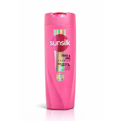 SUNSILK SHAMPOO KERATIN YOGHURT THICK & LONG 185