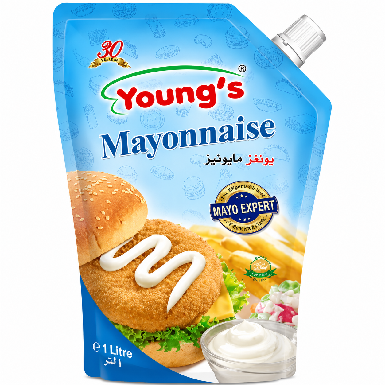 YOUNGS MAYOUNNAISE 1 LITER