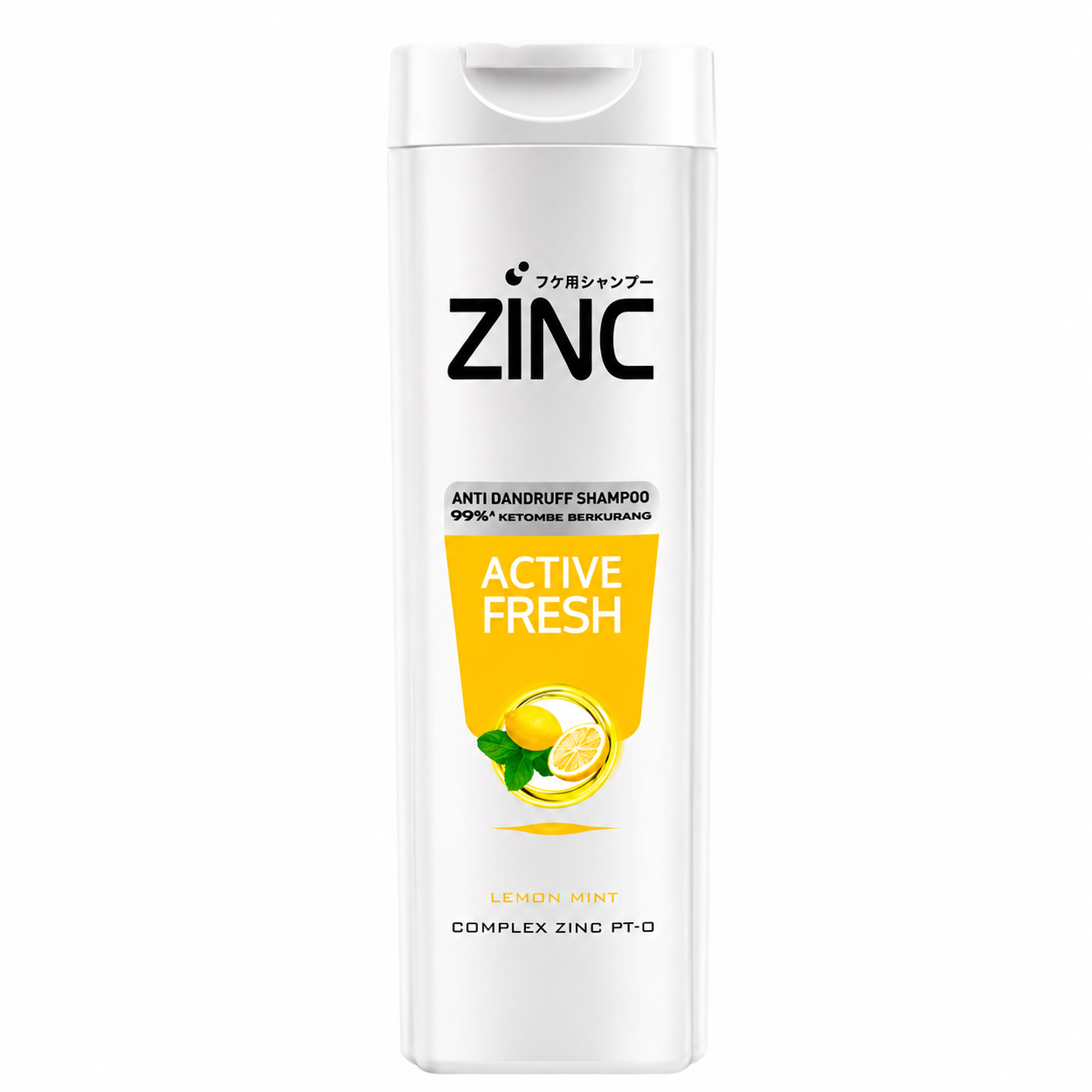 ZINC ANTI-DANDRUF ACTIVE FRESH LEMON MINT SHAMPOO 340 ML