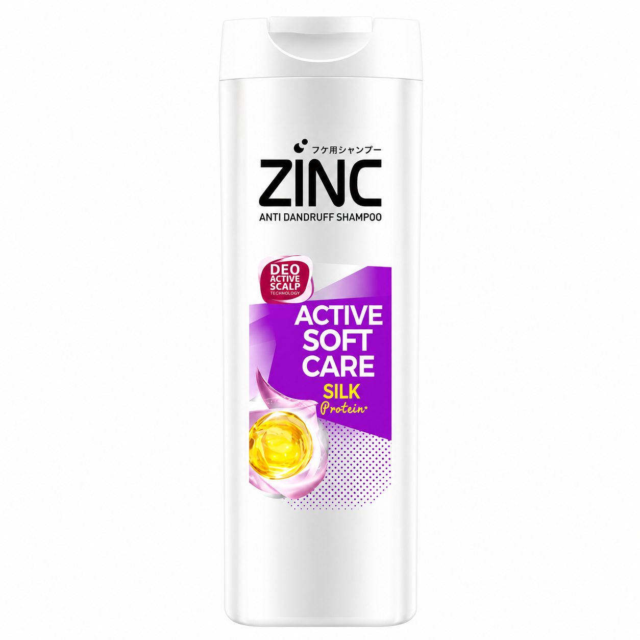 ZINC ANTI-DANDRUF ACTIVE SOFT CARE SILK SHAMPOO 340 ML