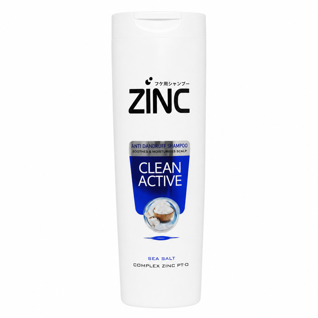 ZINC ANTI-DANDRUF CLEAN ACTIVE SEA SALT CLAY SHAMPOO 340 ML