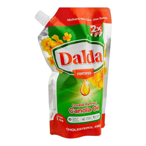 DALDA CORN STAND UP OIL POUCH 1 LTR
