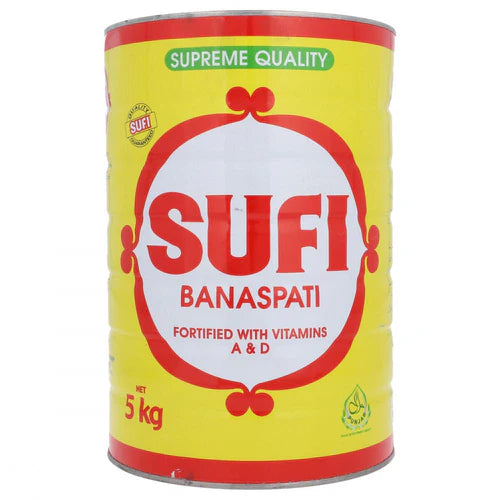 SUFI BANASPATI GHEE TIN 5 KG