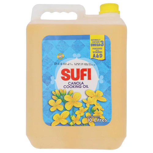 SUFI CANOLA COOKING OIL GALON 10 LTR