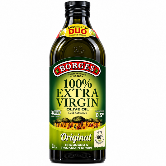 BORGES EXTRA VIRGIN OLIVE OIL 1 LITER
