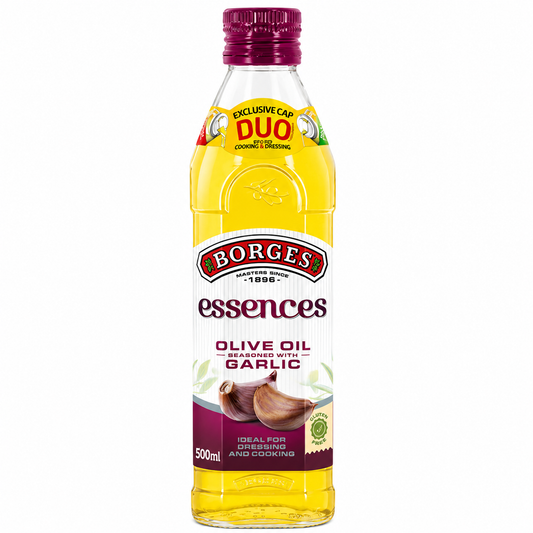 BORGES OLIVE OIL WITH GARLIC 500 ML