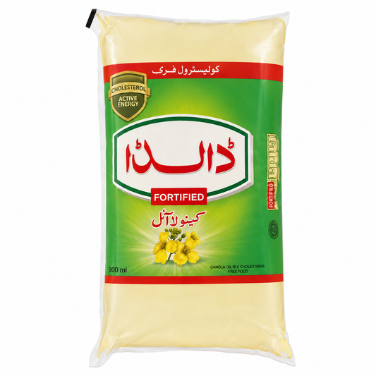 DALDA CANOLA OIL CHOLESTROL FREE 1 LITRE POUCH