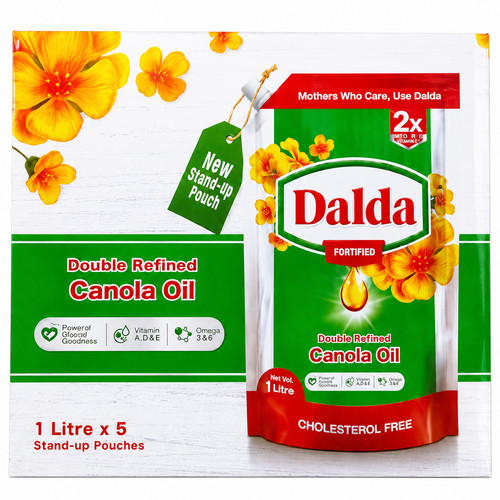 DALDA DOUBLE REFINED CANOLA OIL 5  LITRE