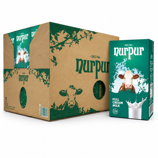 NURPUR FULL CREAM MILK 1  LITRE COTTON