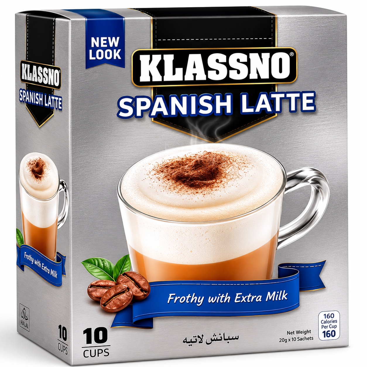 KLASSNO SPANISH LATTE FROTHY WITH EXTRA MILK 20 GM