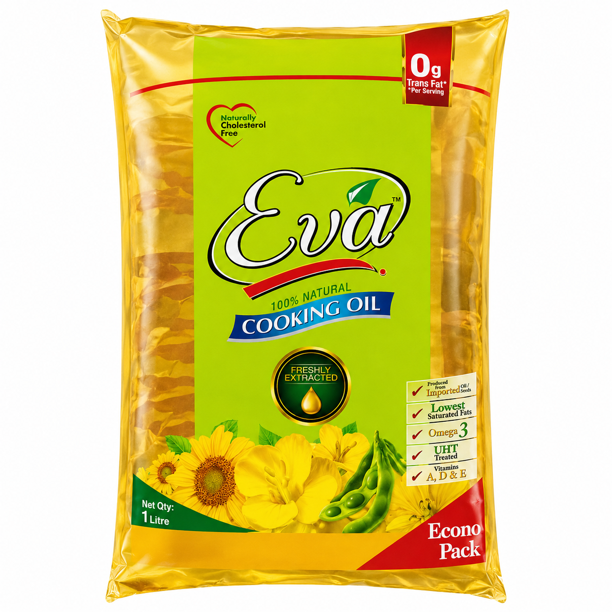 EVA COOKING OIL 1 LITRE POUCH