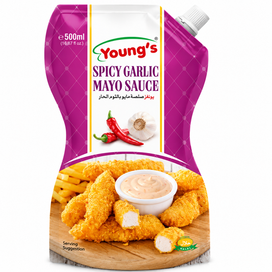 YOUNG-S MAYONNAISE GARLIC SOUCE  500  ML