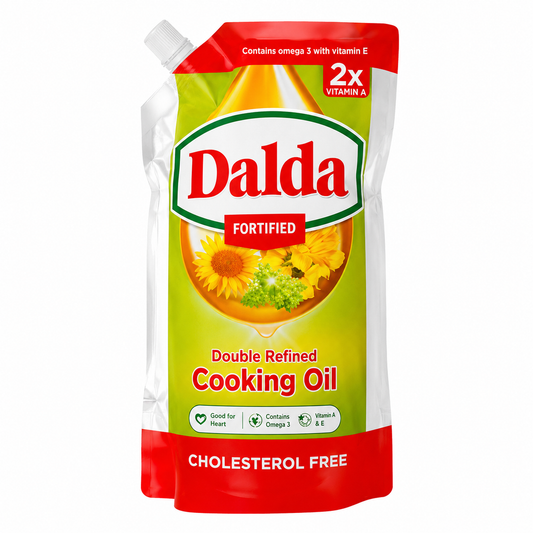 DALDA COOKING OIL CHOLESTROL FREE 1  LITRE POUCH
