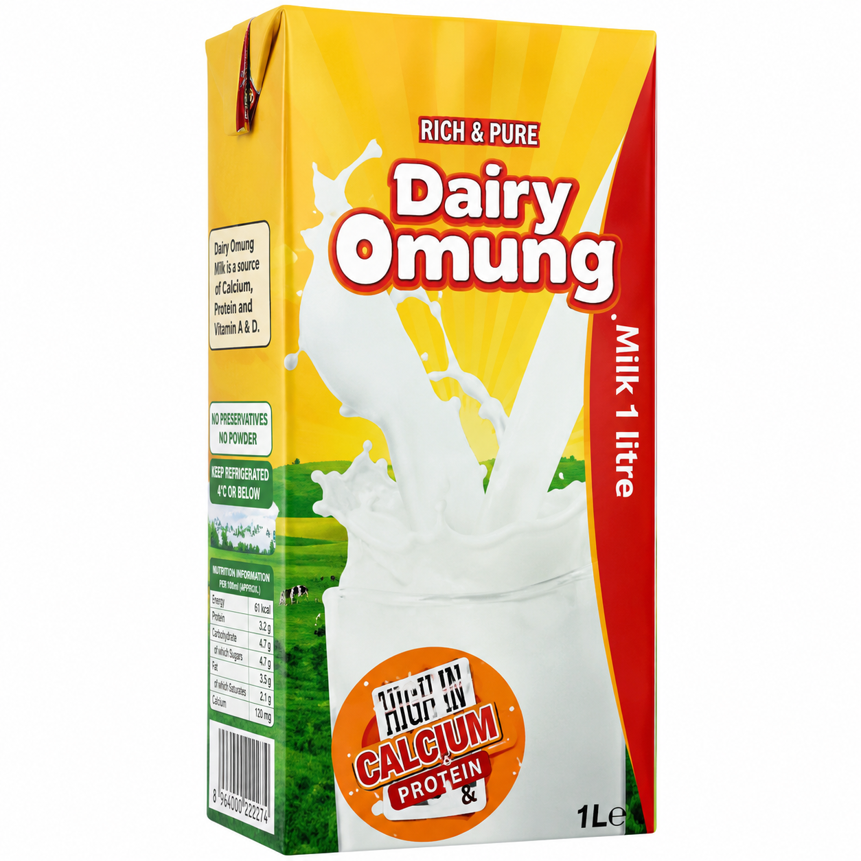 DAIRY OMUNG MILK 1  LITRE