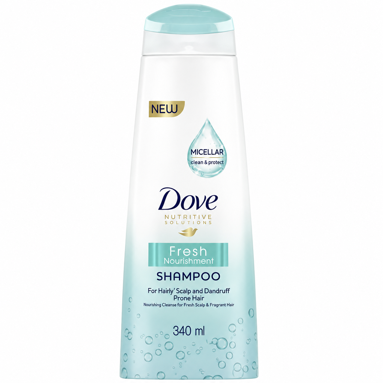 DOVE FRESH NOURISHMENT SHAMPOO 340 ML