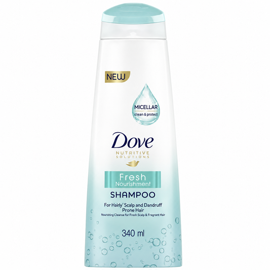DOVE FRESH NOURISHMENT SHAMPOO 340 ML