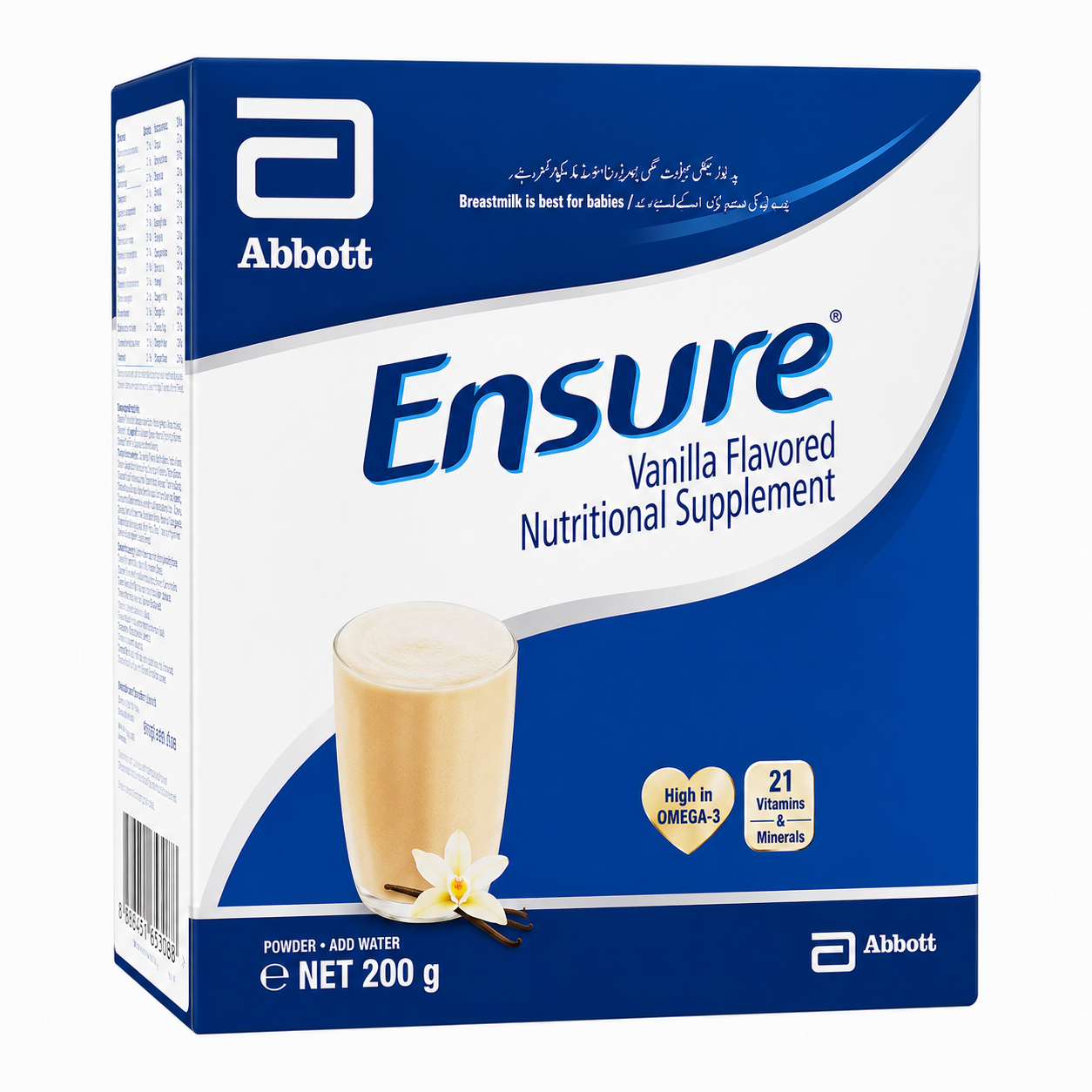 ABBOTT ENSURE VANILLA FLAVOURED NUTRITIONAL SUPPLEMENT 200 GM