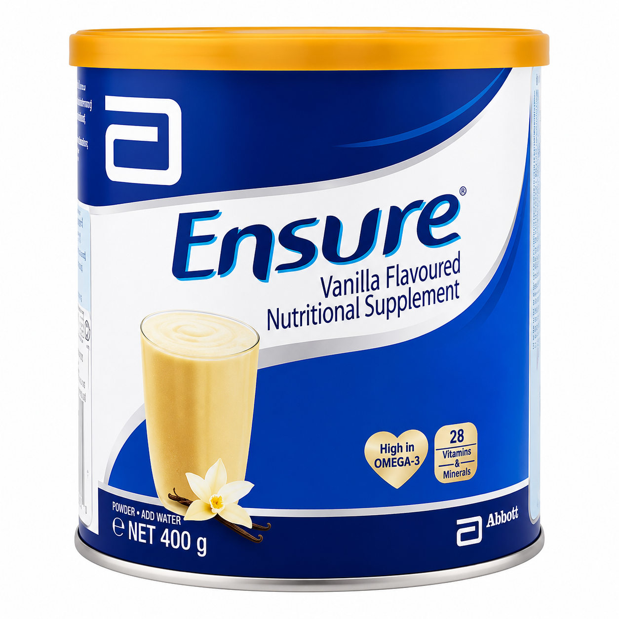 ABBOTT ENSURE VANILLA FLAVOURED NUTRITIONAL SUPPLEMENT 400 GM