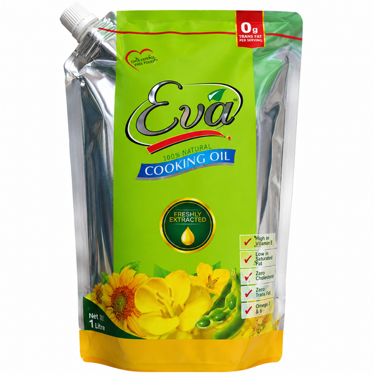 EVA COOKING OIL 1 LITRE POUCH