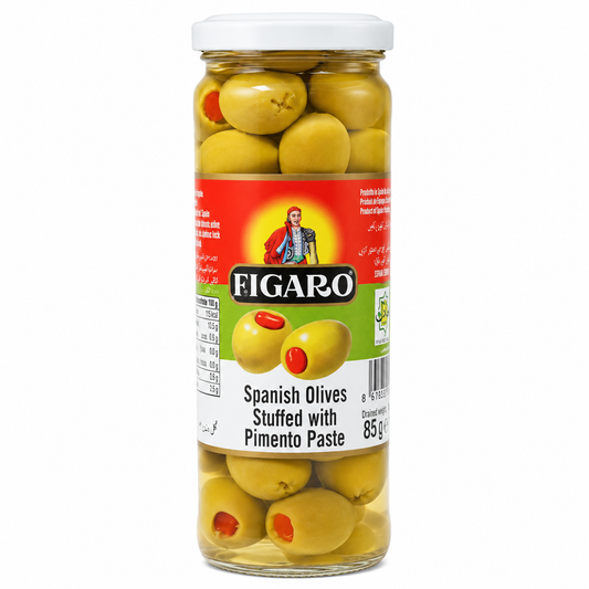 FIGARO STUFFED GREEN OLIVES 142 GM