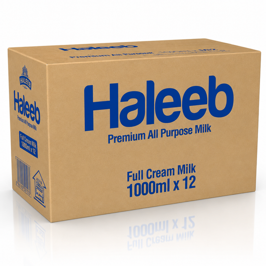 HALEEB FULL CREAM MILK 1 LITRE COTTON