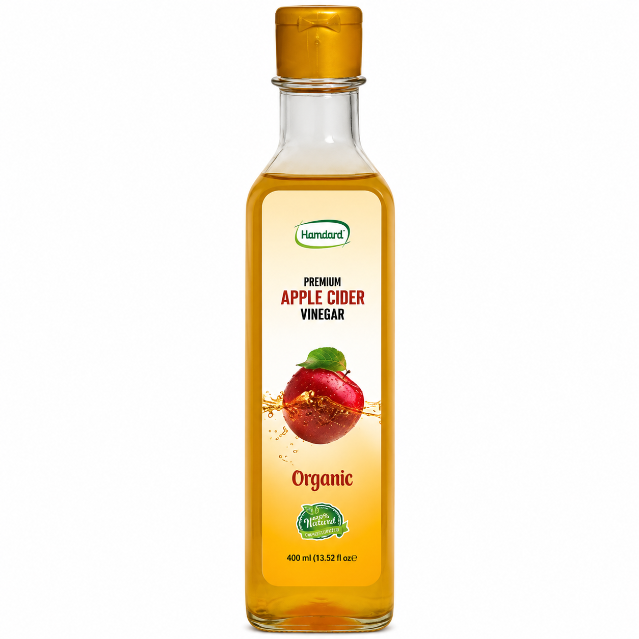 HAMDARD PREMIUM APPLE CIDER VINEGAR ORGANIC 430 ML BOTTLE