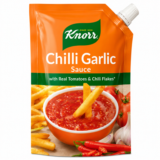 KNORR CHILLI GARLIC SAUCE 190 GM