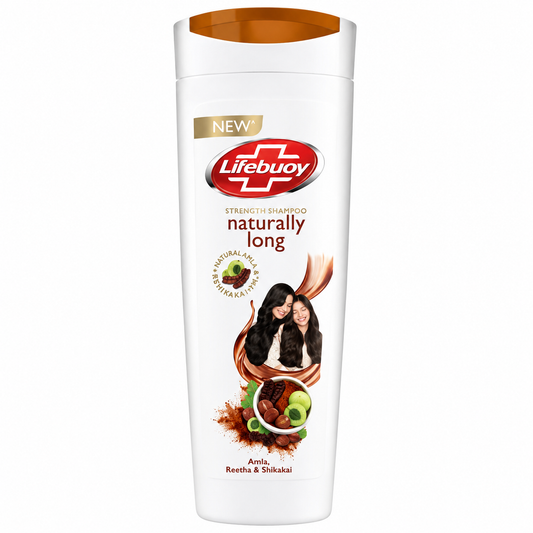 LIFEBOUY  NATURALLY LONG SHAMPOO 370 ML