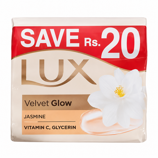LUX SOAP JASMINE 98G*3 3 IN 1 PACK SAVE RS 20