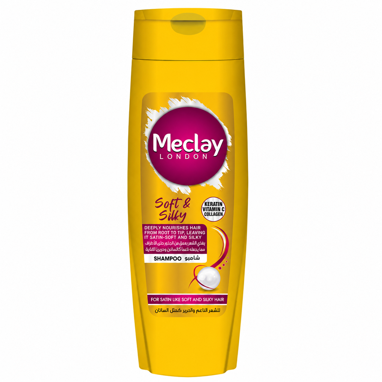 MECLAY LONDON SOFT & SILKY SHAMPOO360 ML