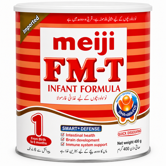 MEIJI FM-T INFANT FORMULA 1 – 400 GM (FROM BIRTH TO 6 MONTHS)