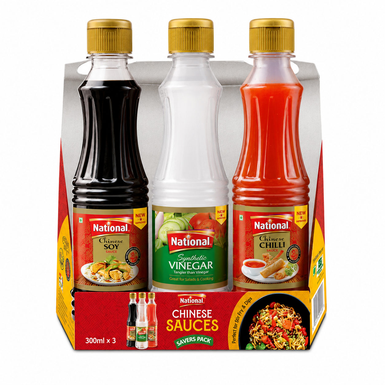 NATIONAL TRIO PACK SAUCE 300 ML*3