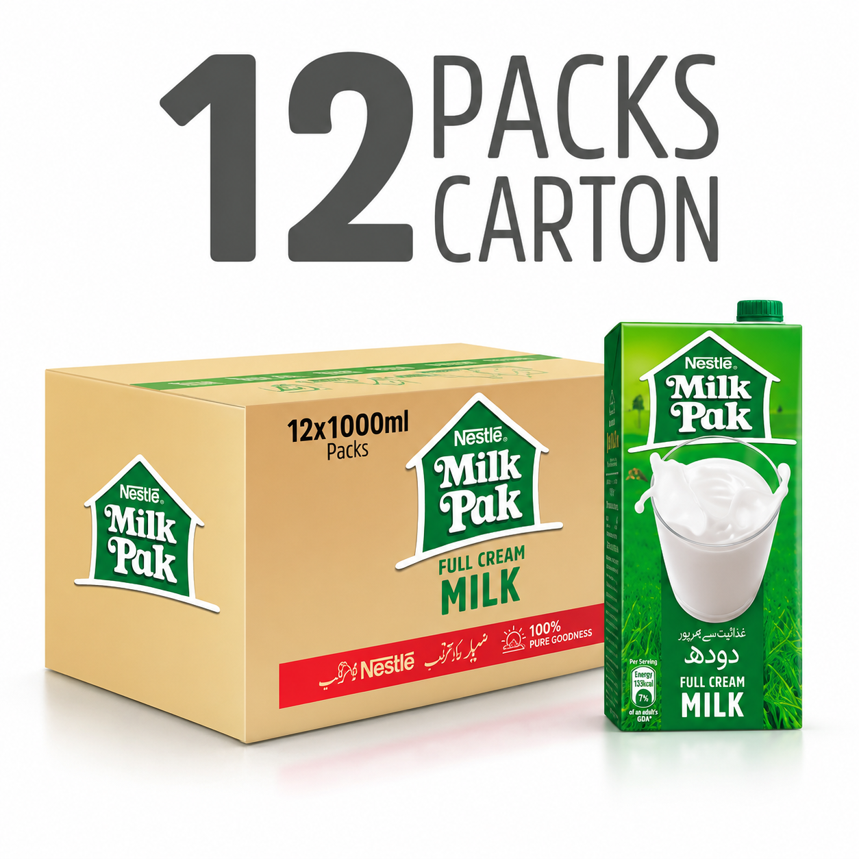 NESTLE MILKPAK 1  LITRE CARTON
