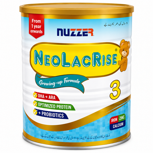 NUZZER NEOLAC 3 GROWING-UP FORMULA – 400 GM (FROM 1 YEAR ONWARDS)