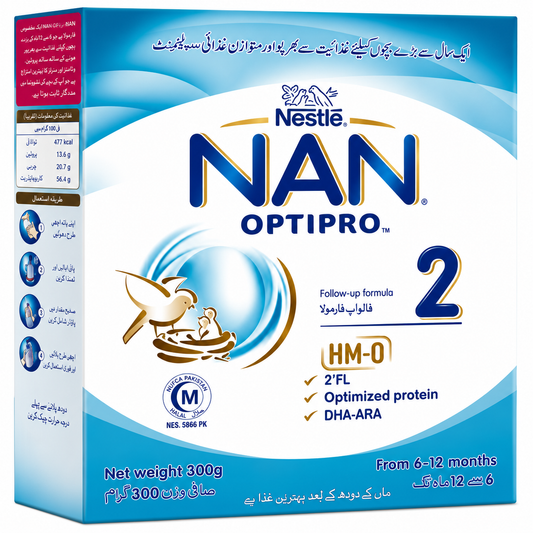 NESTLE NAN 2 OPTIPRO 300 GM FROM 6-12  MONTHS