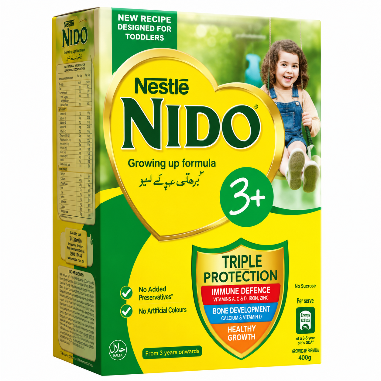 NESTLE NIDO TODDLER NUTRITION 3+ 800 GM 3/5YEARS