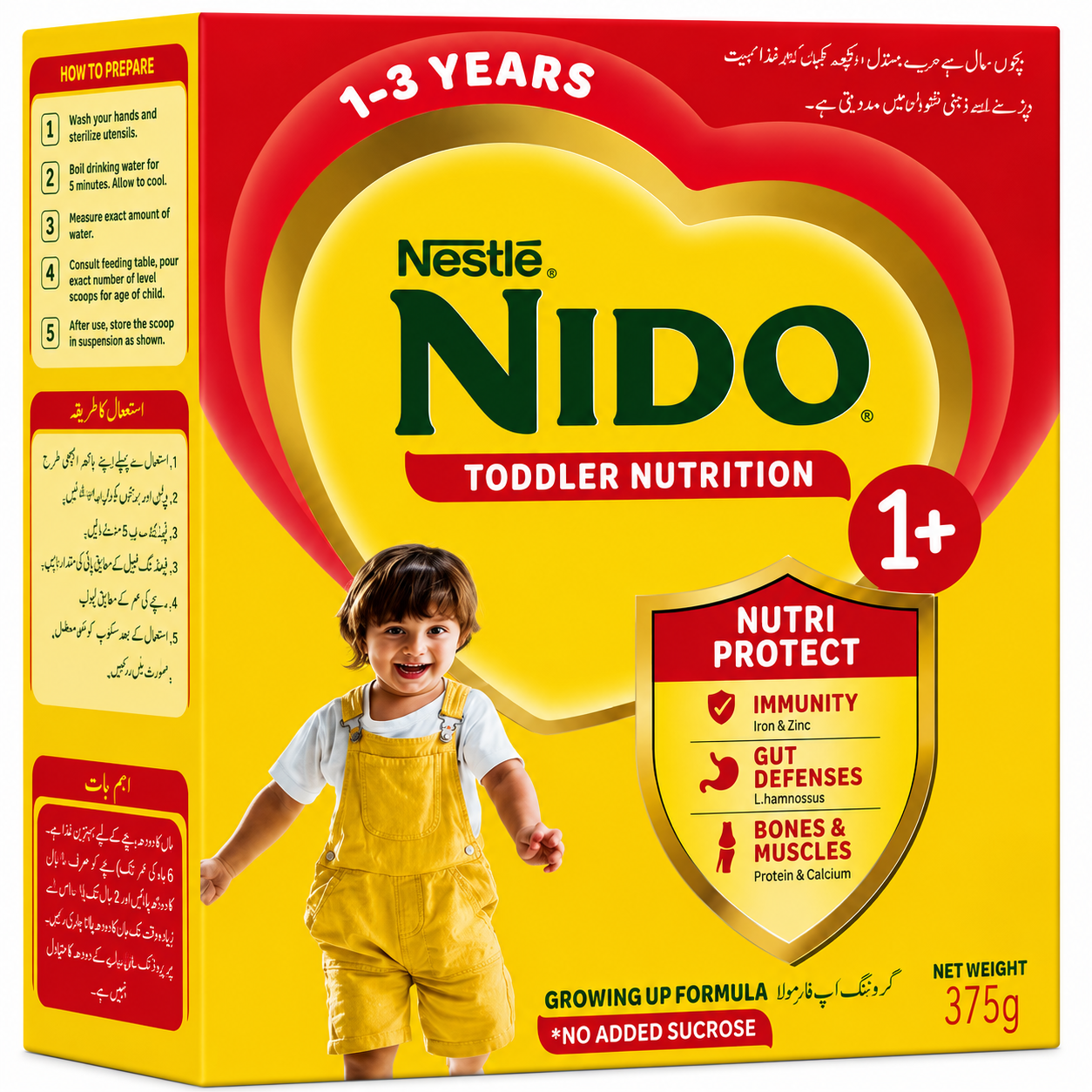 NESTLE NIDO TODDLER NUTRITION 3+ (3–5 YEARS) 375 GM