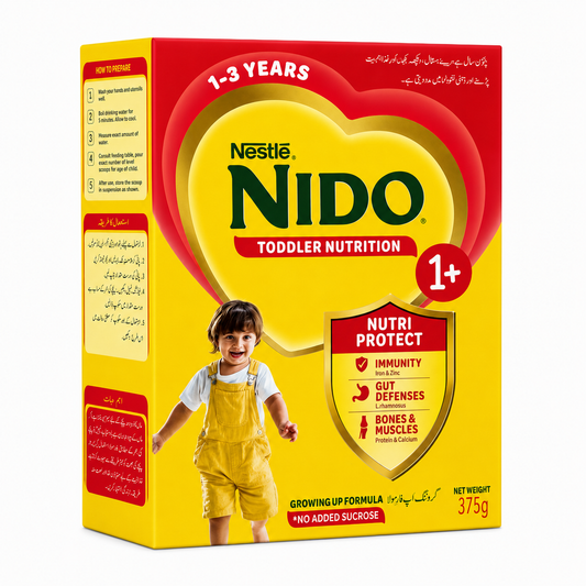 NESTLE NIDO TODDLER NUTRITION 3+ 3 to 5 YEARS 375 GM