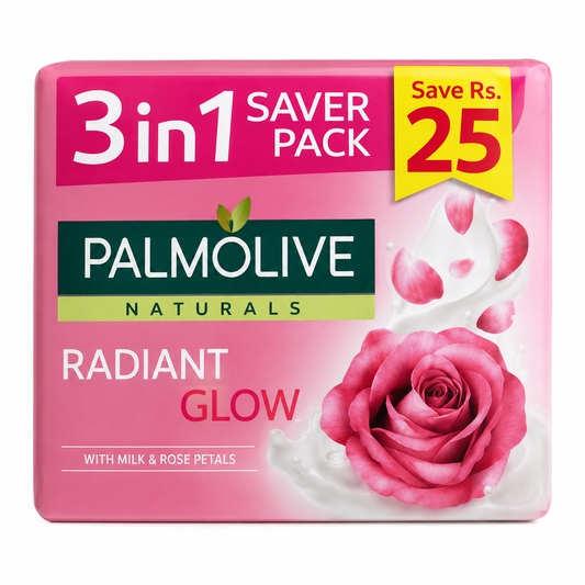 PALMOLIVE SOAP RADIANT 3IN1 PACK 3*130G