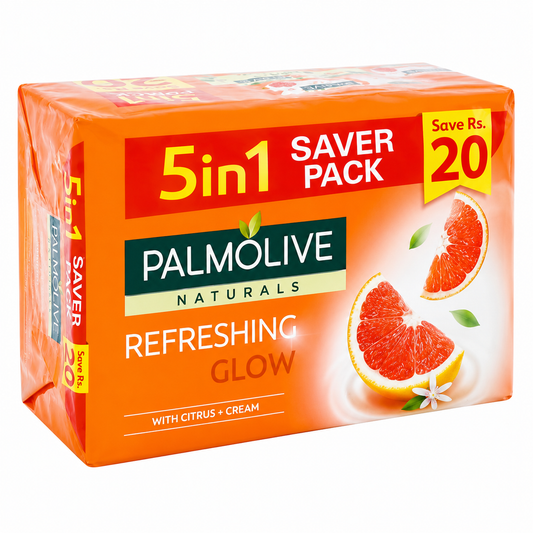 PALMOLIVESOAP REFRESHING GLOW 5IN1 PACK 5*130G