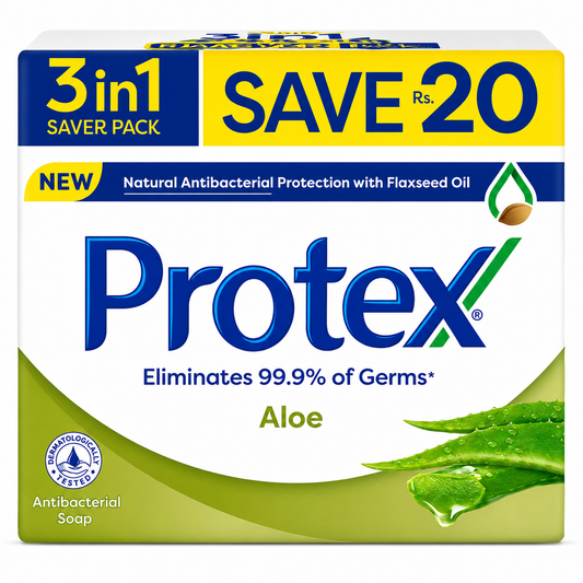 PROTEX SOAP ALOEVERA 3 IN 1 130G SAVER PACK