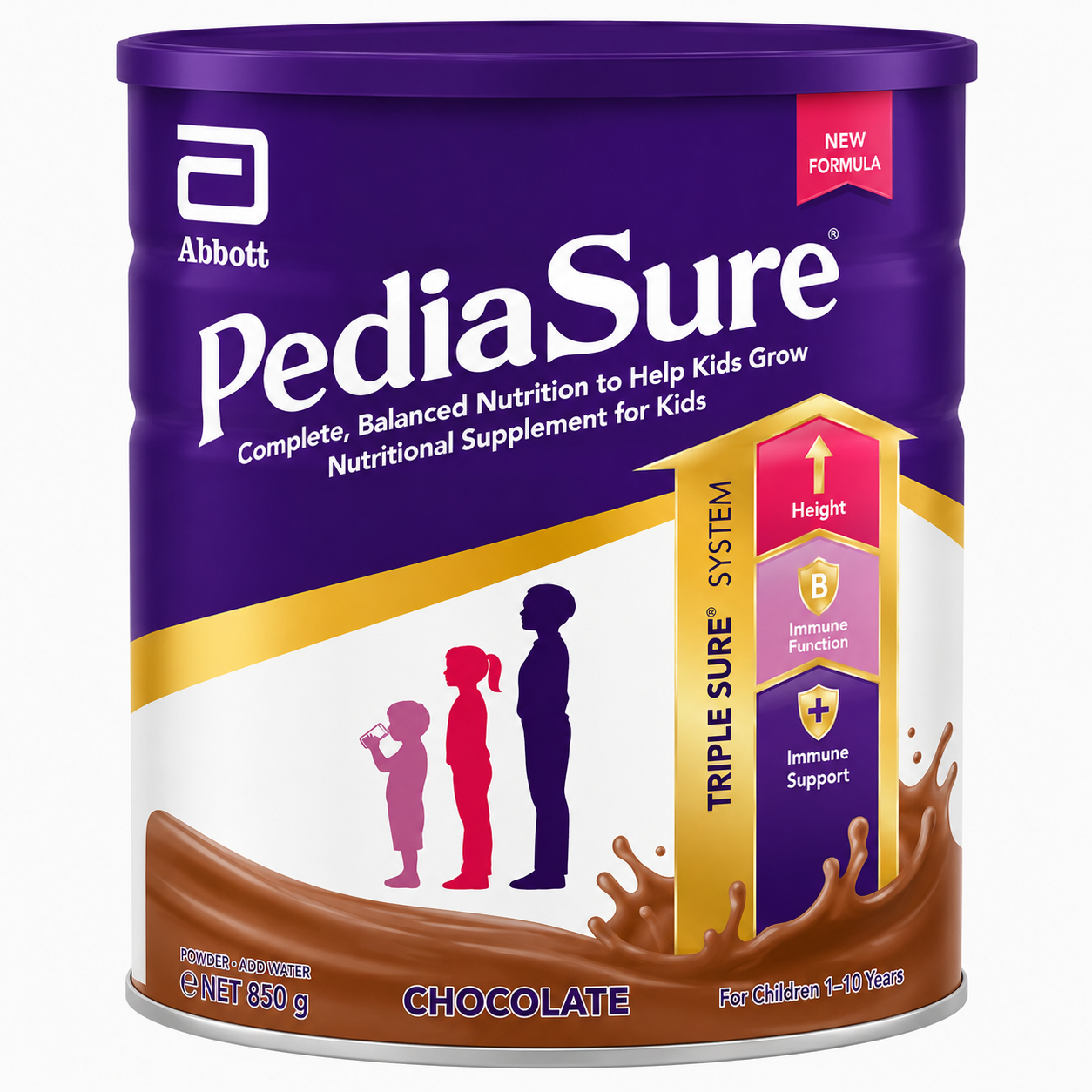 ABBOTT PEDIASURE CHOCOLATE FLAVOURED 850 GM (FOR CHILDREN 3 YEARS & ABOVE)