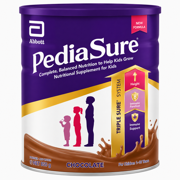 ABBOTT PEDIASURE CHOCOLATE FLAVOURED 850 GM (FOR CHILDREN 3 YEARS & ABOVE)