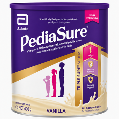 ABBOTT PEDIASURE VANILLA FLAVOURED 400 GM (FOR CHILDREN 3 YEARS & ABOVE)