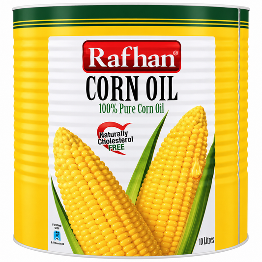 RAFHAN CORN OIL 10LTR TIN