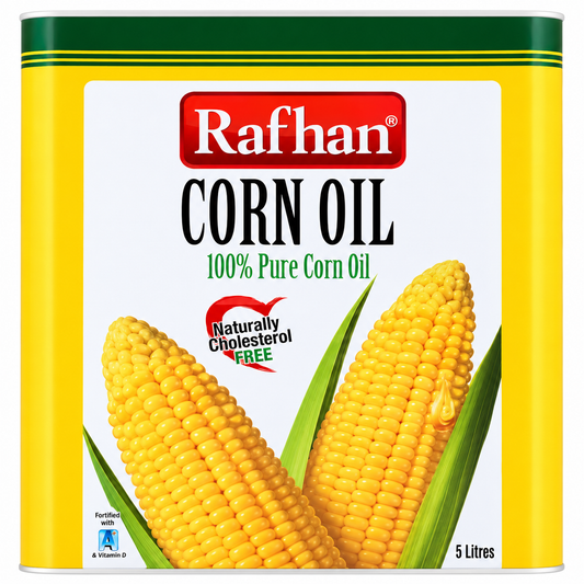 RAFHAN CORN OIL 5  LITRE TIN