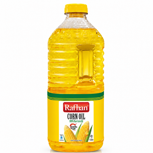 RAFHAN CORN OIL  CHOLESTROL FREE 3 LITRE BOTTLE